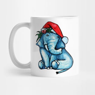 Christmas Santa Elephant Mug